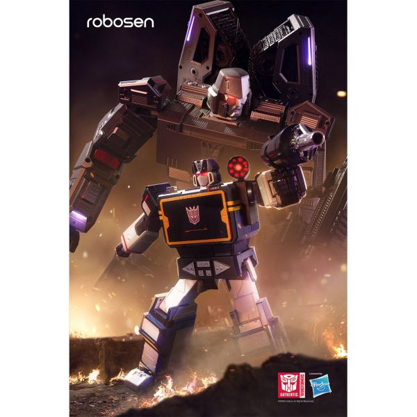 預購免運 樂森機器人 Robosen 36.4cm 變形金剛 聲波 G1 旗艦版 英文版 可動人偶,12吋人偶,6吋人偶,模型預購,1/6人偶,1/12人偶,KOF模型王者,樂森機器人 Robosen 36.4cm 變形金剛 聲波 G1 旗艦版 英文版,樂森機器人,Robosen,樂森機器人 聲波,Robosen 聲波,聲波 可動人偶,聲波 可動模型,聲波 可動機甲,聲波機器人,