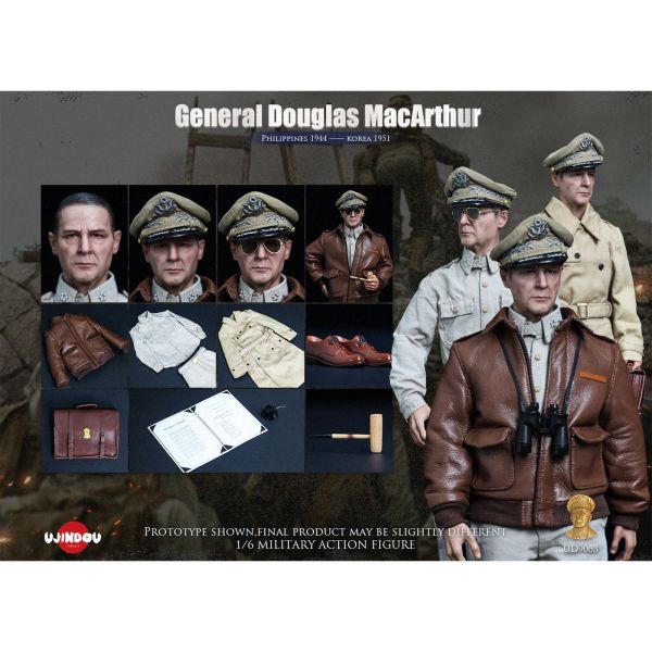 預購免運 禦戰道 UJINDOU 1/6 麥克阿瑟 菲律賓1944-朝鮮1951 UD9063 可動人偶,12吋人偶,6吋人偶,模型預購,1/6人偶,1/12人偶,KOF模型王者,禦戰道 UJINDOU 1/6 麥克阿瑟 菲律賓1944-朝鮮1951 UD9063,禦戰道,UJINDOU,禦戰道 麥克阿瑟,麥克阿瑟 可動人偶,麥克阿瑟 可動模型,麥克阿瑟 1/6人偶,麥克阿瑟 12吋人偶,