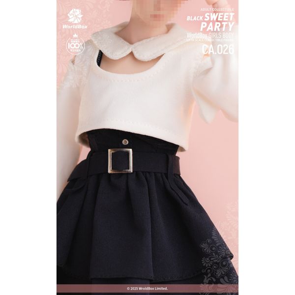 預購免運 Worldbox 1/6 服裝包 - 黑甜派對套裝 CA026 可動人偶,12吋人偶,6吋人偶,模型預購,1/6人偶,1/12人偶,KOF模型王者,Worldbox 1/6 服裝包 - 黑甜派對套裝 CA026,Worldbox,Worldbox 服裝包,Worldbox CA026,CA026,