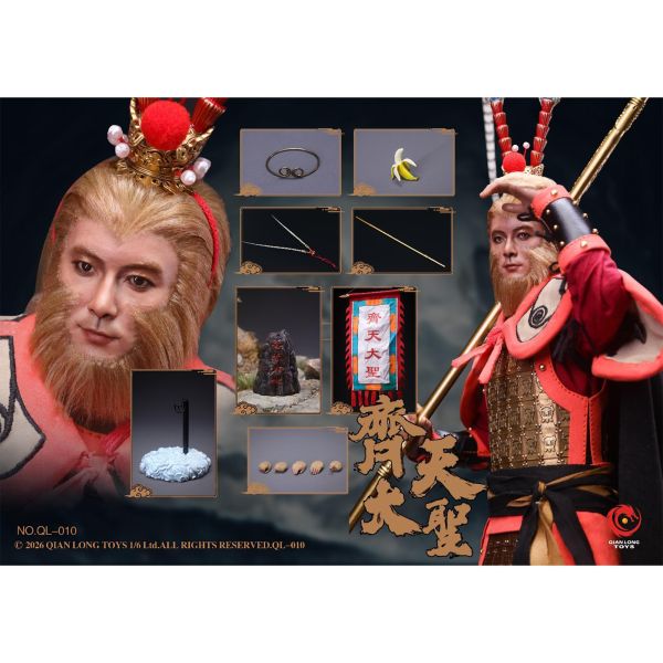 預購免運 QIANLONG TOYS 1/6 可動眼 齊天大聖 孫悟空 QL-010 可動人偶,12吋人偶,6吋人偶,模型預購,1/6人偶,1/12人偶,KOF模型王者,QIANLONG TOYS 1/6 可動眼 齊天大聖 孫悟空 QL-010,QIANLONG TOYS,QIANLONG TOYS 孫悟空,孫悟空 可動人偶,孫悟空 可動模型,孫悟空 1/6人偶,孫悟空 12吋人偶,