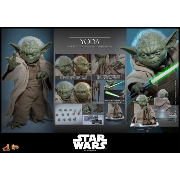 HOT TOYS MMS878 星際大戰三部曲：西斯大帝的復仇 尤達 可動人偶,12吋人偶,6吋人偶,模型預購,1/6人偶,1/12人偶,KOF模型王者,HOT TOYS MMS878 星際大戰三部曲：西斯大帝的復仇 尤達,HOT TOYS,HOT TOYS MMS878,HOT TOYS 尤達,尤達 可動人偶,尤達 可動模型,尤達 1/6人偶,尤達 12吋人偶,