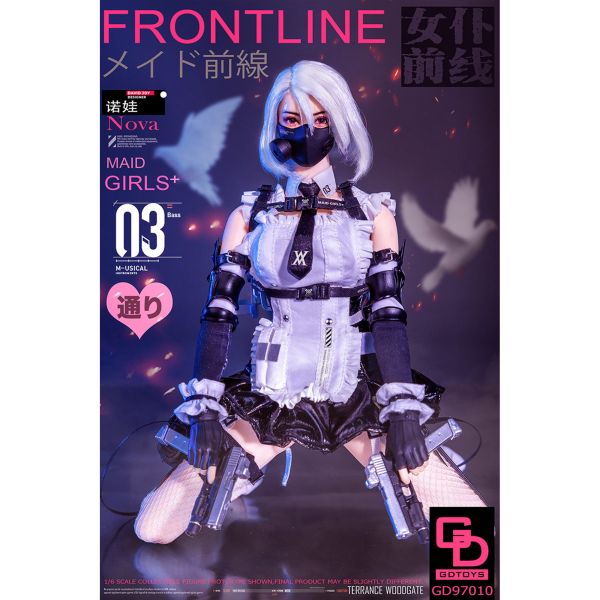 現貨 GDTOYS 1/6 12吋 女僕前線第三彈 諾娃NOVA GD97010 1/6人偶 可動人偶,12吋人偶,6吋人偶,模型預購,1/6人偶,1/12人偶,KOF模型王者,,,,,,,,,,,,,,