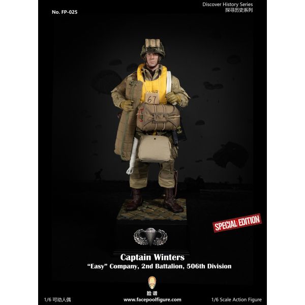 預購免運 臉譜模玩 1/6 二戰美軍空降師E連隊長 A款/B款 共兩版 FP-025 可動人偶,12吋人偶,6吋人偶,模型預購,1/6人偶,1/12人偶,KOF模型王者,臉譜模玩 1/6 二戰美軍空降師E連隊長 A款/B款 共兩版 FP-025,臉譜模玩,臉譜模玩 二戰美軍空降師E連隊長,臉譜模玩 可動人偶,臉譜模玩 可動模型,臉譜模玩 1/6人偶,臉譜模玩 12吋人偶,