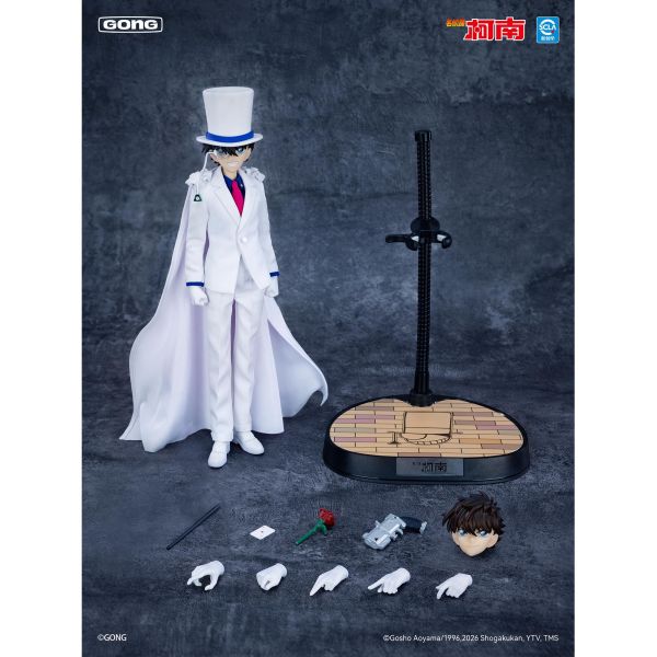 預購免運 共鳴 GONG 22cm 雙頭雕 《 名偵探柯南 》 怪盜基德 可動人偶,12吋人偶,6吋人偶,模型預購,1/6人偶,1/12人偶,KOF模型王者,共鳴 GONG 22cm 雙頭雕 《 名偵探柯南 》 怪盜基德,共鳴,共鳴 GONG,共鳴 怪盜基德,共鳴 名偵探柯南,共鳴 怪盜基德,怪盜基德 可動人偶,怪盜基德 可動模型,怪盜基德 1/12人偶,怪盜基德 6吋人偶,