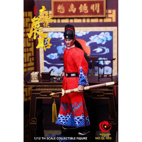 預購免運 QIANLONG 1/12 《 大宋 》 南俠 - 展昭 QL-003 可動人偶,12吋人偶,6吋人偶,模型預購,1/6人偶,1/12人偶,KOF模型王者,QIANLONG 1/12 《 大宋 》 南俠 - 展昭 QL-003,QIANLONG,QIANLONG 展昭,展昭可動人偶,展昭1/12人偶,展昭6吋人偶,