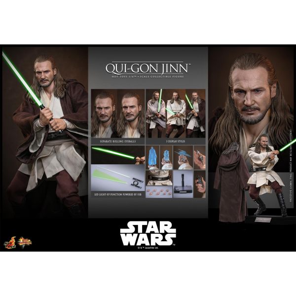 預購免運 HOT TOYS MMS880 《 星際大戰首部曲：威脅潛伏 》 金 魁剛 可動人偶,12吋人偶,6吋人偶,模型預購,1/6人偶,1/12人偶,KOF模型王者,HOT TOYS MMS880 《 星際大戰首部曲：威脅潛伏 》 金 魁剛,HOT TOYS,HOT TOYS MMS880,HOT TOYS 金 魁剛,金 魁剛 可動人偶,金 魁剛 可動模型,金 魁剛 1/6人偶,金 魁剛 12吋人偶,
