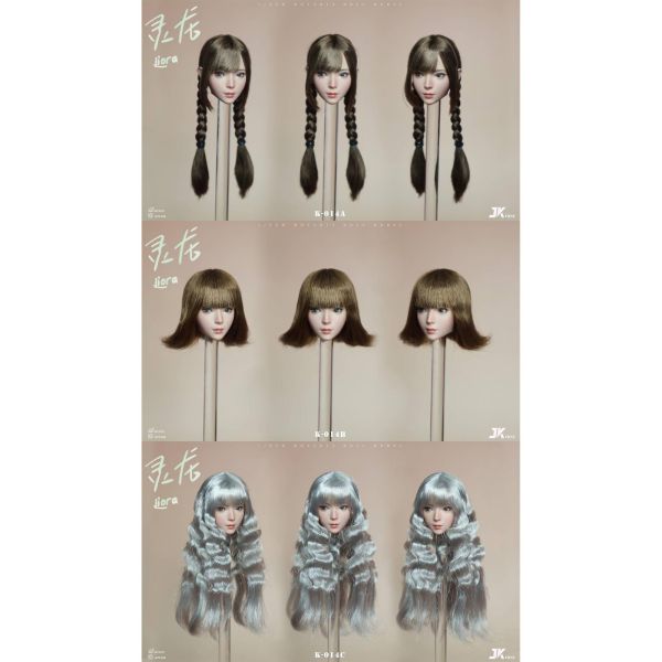 預購免運 JKTOYS 1/6 可動眼頭雕 靈龍 Liora  共三款 K-014ABC 可動人偶,12吋人偶,6吋人偶,模型預購,1/6人偶,1/12人偶,KOF模型王者,JKTOYS 1/6 可動眼頭雕 靈龍 Liora  共三款 K-014ABC,JKTOYS,JKTOYS頭雕,JKTOYS 靈龍,JKTOYS K-014,