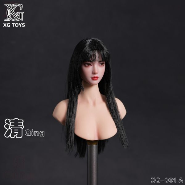 預購免運 XG Toys 1/6 可動眼頭雕 亞洲美女  共三款 XG‑001ABC 可動人偶,12吋人偶,6吋人偶,模型預購,1/6人偶,1/12人偶,KOF模型王者,XG Toys 1/6 可動眼頭雕 亞洲美女  共三款 XG‑001ABC,XG Toys,1/6頭雕,12吋頭雕,