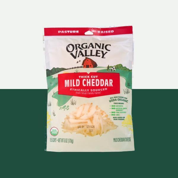 布緯｜有機淡味切達乾酪絲 有機,起司,乳製品,切達