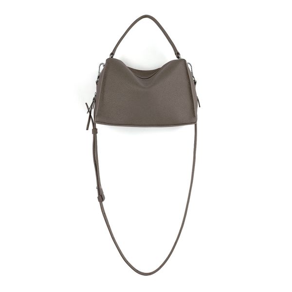 DTB｜Valley 迷你方型軟包 - 天空灰 斜背,單肩,手提,方包,多用,設計大獎,中性,經典,優雅,真皮,原創,設計師,台灣設計,皮革,輕軟,質感,