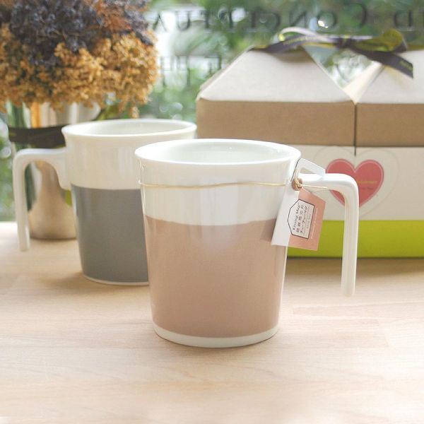 P+L Lifestyle 親親馬克杯對杯禮物組 - 飲系列 - 英奶茶&藍莓霜 