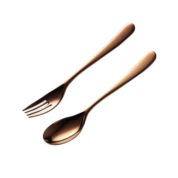 山崎金屬 - 若水系列 - 玫瑰金不鏽鋼餐具(單支) 