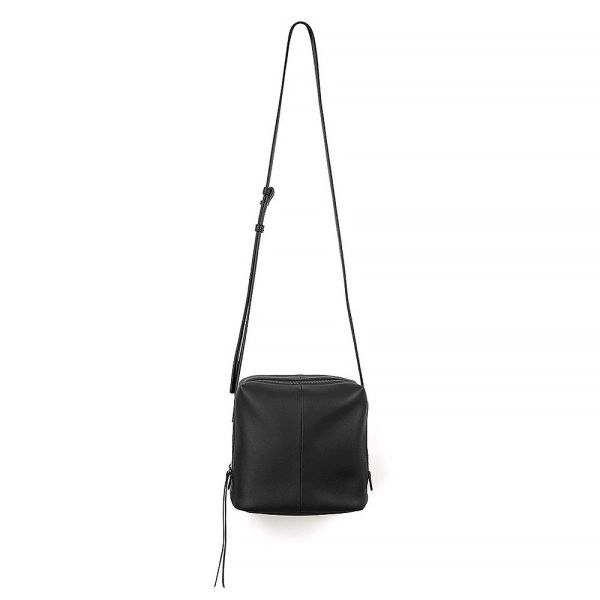 DTB｜Cross Body法奇單肩隨身包 - 黑 斜背,單肩,手提,方包,多用,設計大獎,中性,經典,優雅,真皮,原創,設計師,台灣設計,皮革,輕軟,質感,