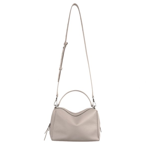 DTB｜Valley 迷你方型軟包 - 雲灰 斜背,單肩,手提,方包,多用,設計大獎,中性,經典,優雅,真皮,原創,設計師,台灣設計,皮革,輕軟,質感,