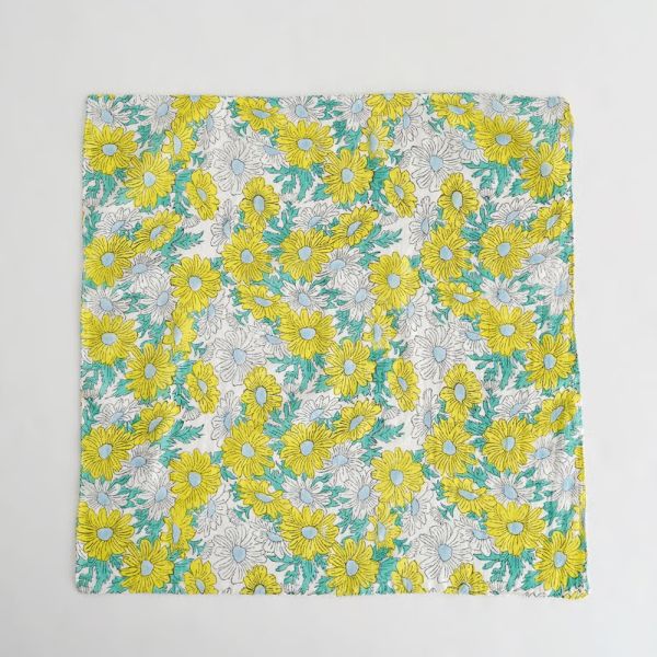 (現貨)日本職人手做 Kapuwa手帕 領巾 多功能方巾-瑪格麗特 