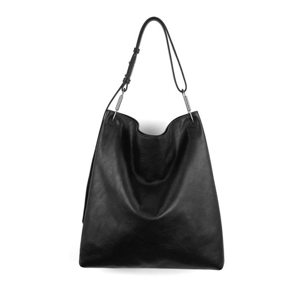 DTB｜Hobo 銳角三角側背包 - 黑 斜背,單肩,手提,方包,多用,設計大獎,中性,經典,優雅,真皮,原創,設計師,台灣設計,皮革,輕軟,質感,