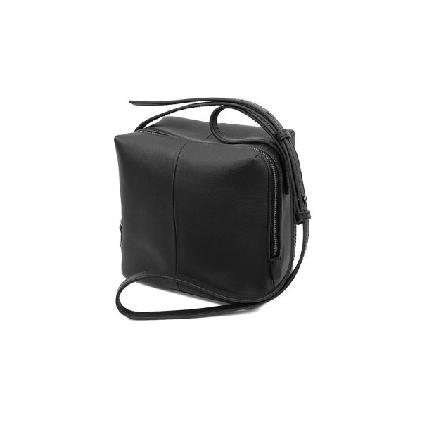 DTB｜Cross Body法奇單肩隨身包 - 黑 斜背,單肩,手提,方包,多用,設計大獎,中性,經典,優雅,真皮,原創,設計師,台灣設計,皮革,輕軟,質感,