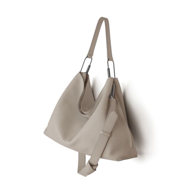 DTB｜Valley  Hobo 軟包 - 雲灰 斜背,單肩,手提,方包,多用,設計大獎,中性,經典,優雅,真皮,原創,設計師,台灣設計,皮革,輕軟,質感,