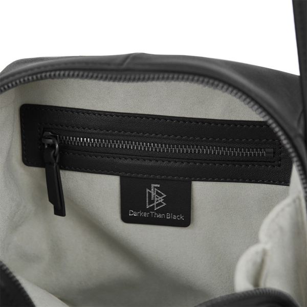 DTB｜Cross Body法奇單肩隨身包 - 黑 斜背,單肩,手提,方包,多用,設計大獎,中性,經典,優雅,真皮,原創,設計師,台灣設計,皮革,輕軟,質感,