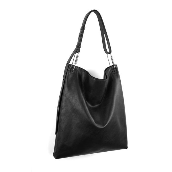 DTB｜Hobo 銳角三角側背包 - 黑 斜背,單肩,手提,方包,多用,設計大獎,中性,經典,優雅,真皮,原創,設計師,台灣設計,皮革,輕軟,質感,