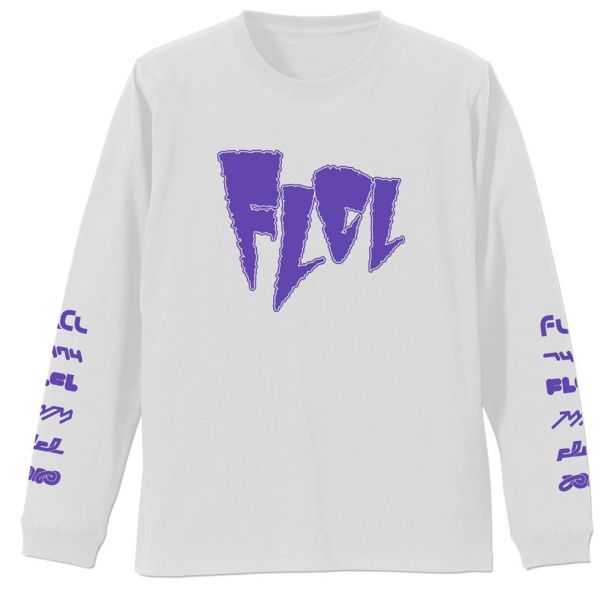 COSPA FLCL FLCL 長袖T恤-白 Ver2.0 預購26年07月0530 