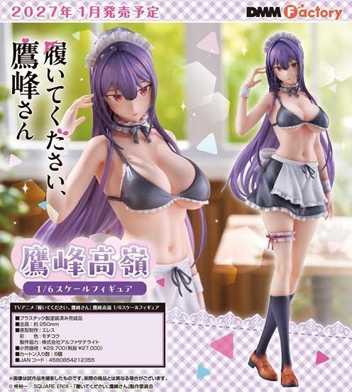 履いてください、鷹峰さん 鷹峰高嶺 1/6スケールフィギュア 預購27年01月0709 