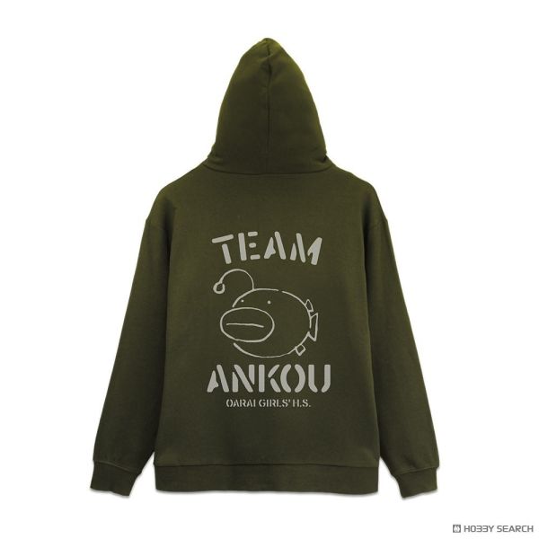 COSPA あんこうﾁｰﾑ ｼﾞｯﾌﾟﾊﾟｰｶｰVer.3.0 墨綠色連帽拉鏈外套 預購26年02月1108 