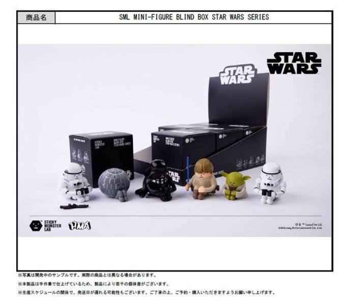 SML MINI-FIGURE BLIND BOX STAR WARS SERIES 1中盒6入預購25年11月1022 