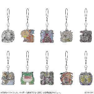 魔物獵人 荒野 怪物圖示金屬吊飾 1中盒10入 預購26年10月0418 