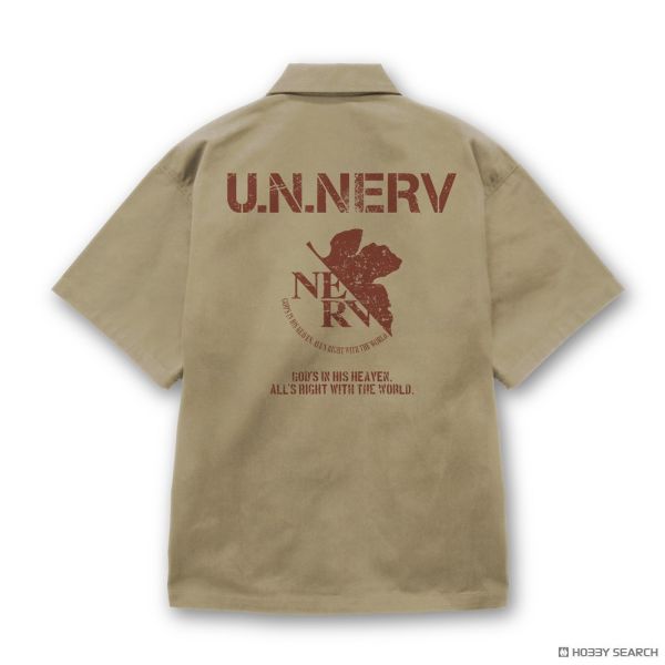 COSPA  NERV ﾜｰｸｼｬﾂ/卡其色 工作襯衫 預購26年03月1129 