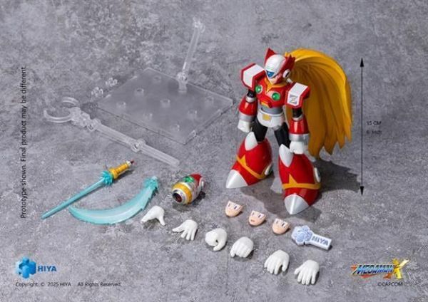 HIYA エクスクイジット・ベーシックシリーズ ノンスケール 5.7インチ ロックマンX シリーズ ゼロ アクションフィギュア 預購27年03月0220 