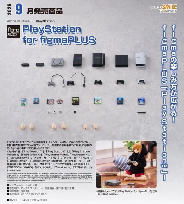 PlayStation for figmaPLUS  預購26年09月0304 