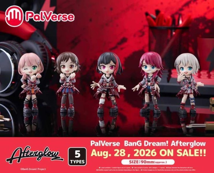 PalVerse 盒玩 BanG Dream! Afterglow(全5種)附特典徽章 1中盒6入 預購26年09月0413 