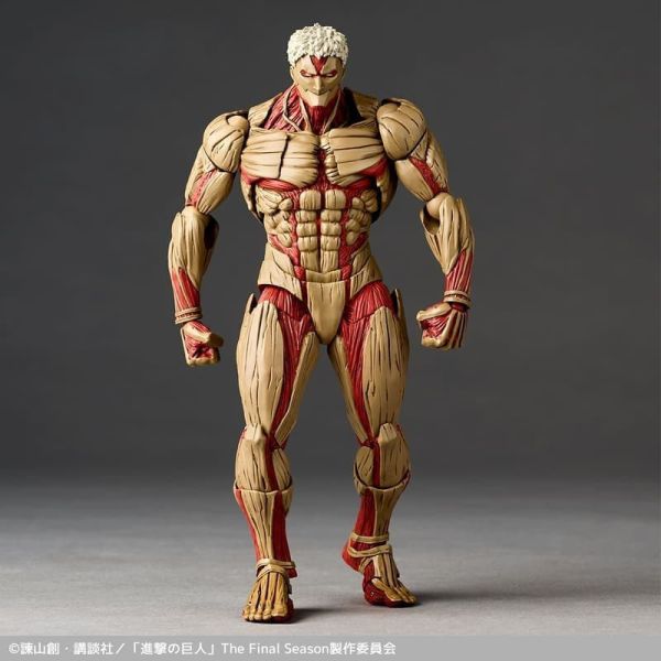 Revoltech 山口式 進巨 鎧之巨人 萊納(可動)(再販) 預購26年04月0928 