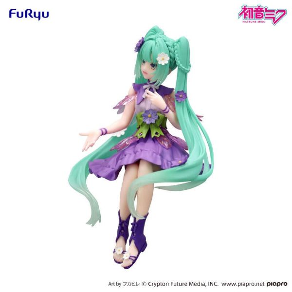 Furyu 景品 初音未來 泡麵蓋  紫色波斯菊花仙子Ver. 預購25年09月 0510 