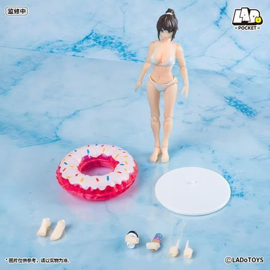 001_LADo TOYS POCKET GIRL PG-01 水着少女 可動フィギュア 預購26年01月0813 