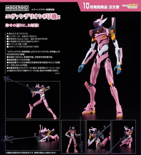 MODEROID ヱヴァンゲリヲン新劇場版 エヴァンゲリオン8号機α 預購26年10月0611 