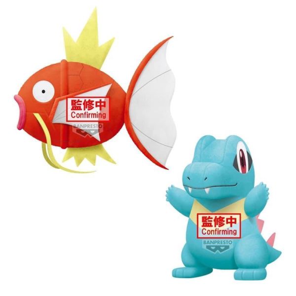 精靈寶可夢 絨毛玩偶 鯉魚王/小鋸鱷 一套2入 預購26年06月0204 