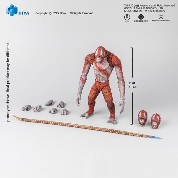 HIYA 哥吉拉大戰金剛 帝國崛起 超可動刀疤王 15CM (EBG0417)  預購26年09月1119 