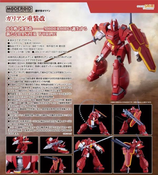 MODEROID 機甲界ガリアン ガリアン重装改 預購25年12月0703 