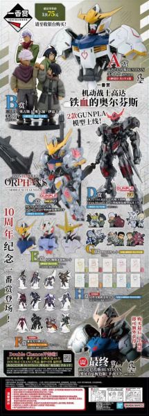 中國版 一番賞 機動戰士鋼彈 鐵血孤兒 鐵血的奧爾芬斯 