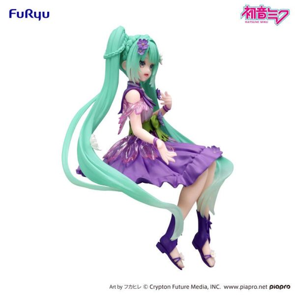 Furyu 景品 初音未來 泡麵蓋  紫色波斯菊花仙子Ver. 預購25年09月 0510 