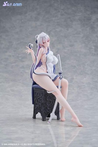 008_Siki Anim 靑白蛇のイロ 1/7スケール塗装済完成品フィギュア 豪華版  預購26年03月1128 