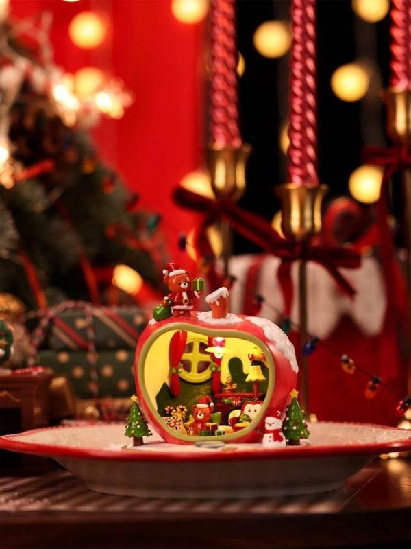 013_ZHENMU アップルハウス 1/64スケールミニチュア 預購26年02月1219 