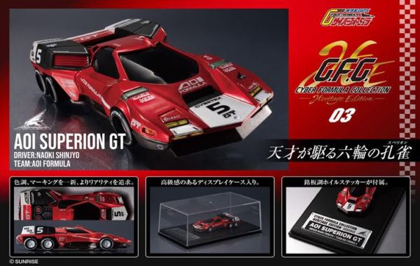 サイバーフォーミュラコレクション -Heritage Edition- 新世紀GPXサイバーフォーミュラ アオイスペリオンGT 預購26年03月0912 