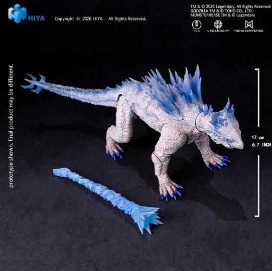 E.B.S.+ 無比例 17cm 哥吉拉與金剛 新帝國 霜魔 冰凍吐息 可動 EBG0312 預購27年03月0321 