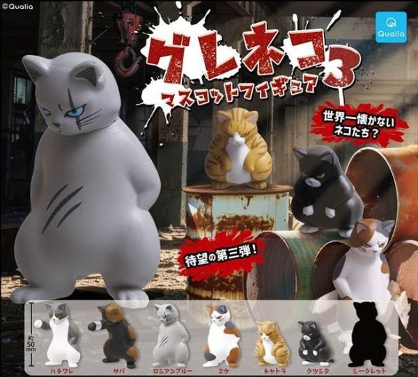 300円カプセル グレネコ マスコットフィギュア 3 扭蛋40入 預購26年09月0606 