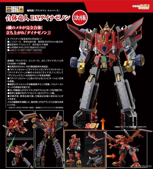 GSC THE合體 合體龍人 DX DYNAZENON 再販 預購25年10月 0517 