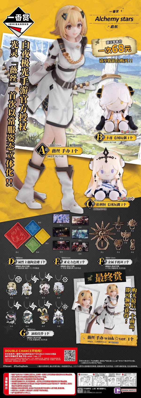 中國版 一番賞 Alchemy stars 啟航 