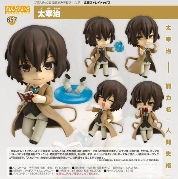 ねんどろいど 文豪ストレイドッグス 太宰治 預購26年05月1127 